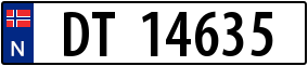 Truck License Plate